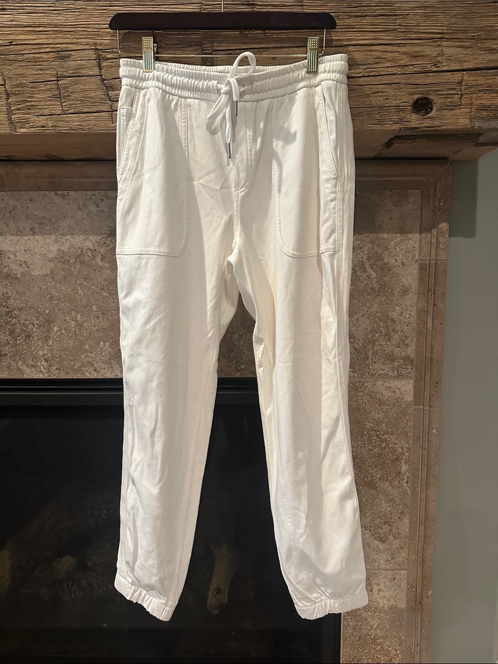 Athleta White Drawstring Women’s Joggers